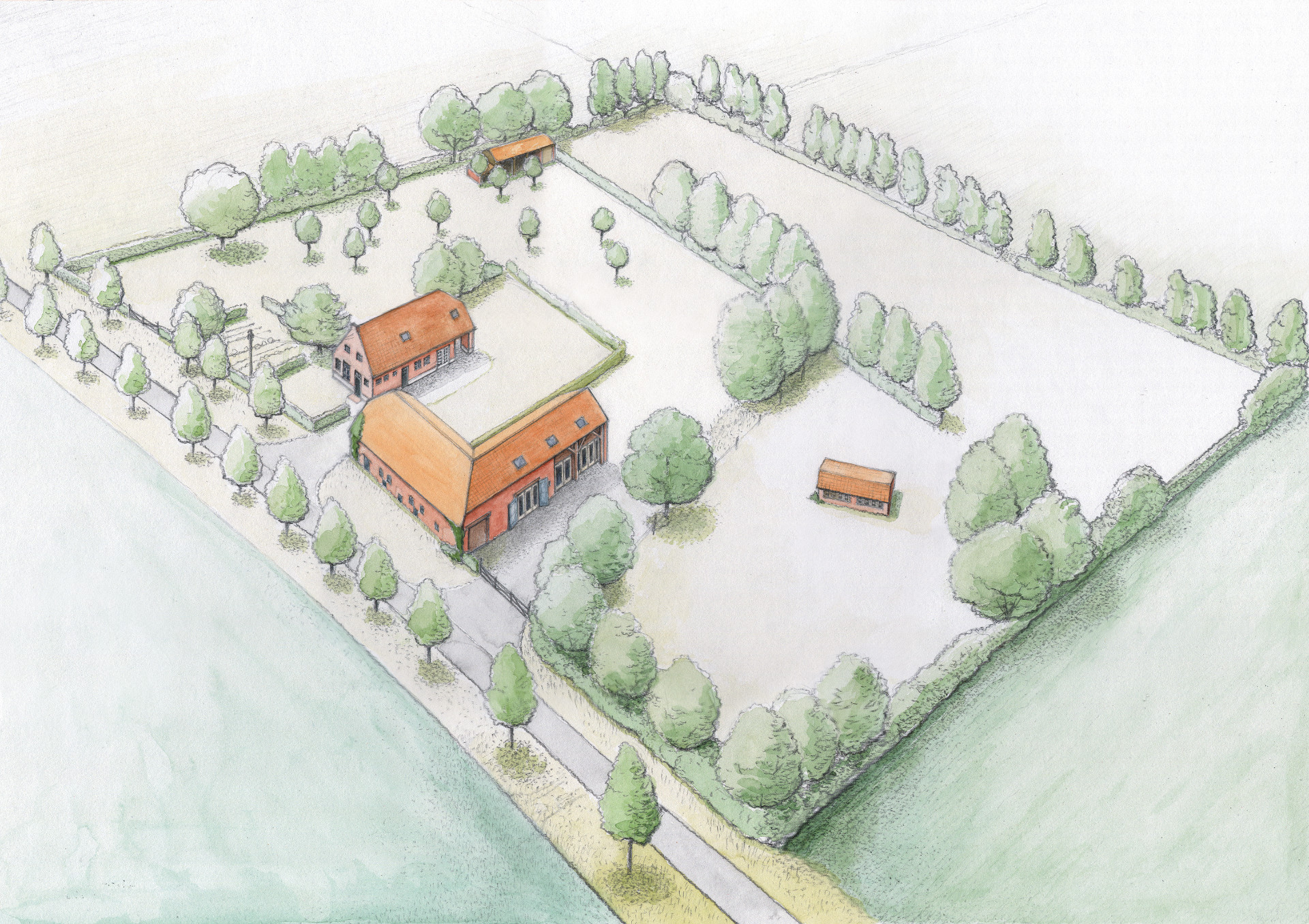 3D visualizing building and location.
