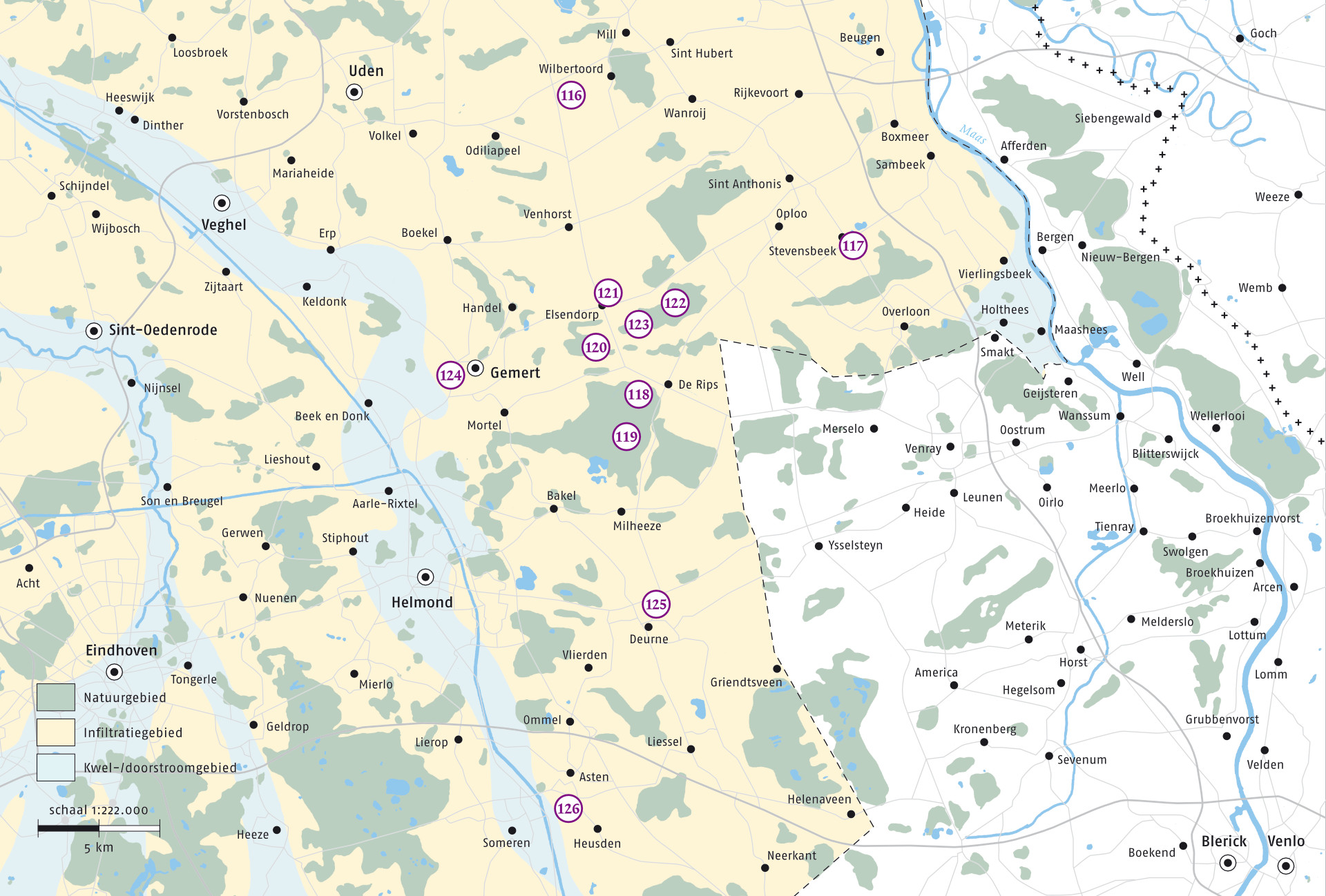 Landgoederen in de provincie Noord Brabant, Het lief en leed dat landgoed heet - Locatie landgoederen regio De Peel.
