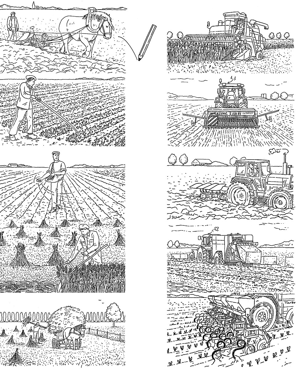 Werkblad Landbouw, Vroeger en Nu